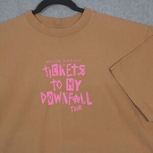 MGK Adult Large Tickets to My Downfall Tour T-Shirt Shaka Wear Machine Gun Kelly